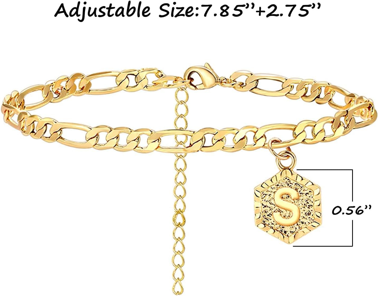 Initial Ankle Chain Anklets Foot Jewelry